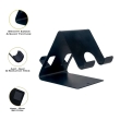 anti slip smartphone stand metal pack of 2 hands free tablet holders