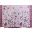 linen cotton saree with floral print lightweight and stylish