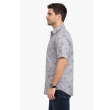 BDS men shirt grey color with stylish pattern design