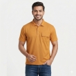Men's yellow casual T-shirt