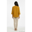 Mustard yellow solid women's top