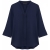 BDS Blue Formal Solid Top For Women