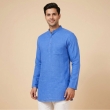 Stylish blue straight kurta