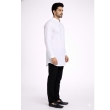 Side profile white kurta