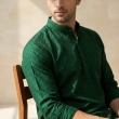 Green ethnic wear