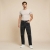 BDS Black Straight Fit Jeans For Men