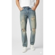 Back view of BDS men&rsquo;s straight fit light blue jeans