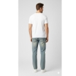 Full length front view of casual straight fit jeans for men