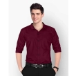 Stylish maroon full sleeve casual shirt for men