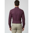 Back side view of maroon formal shirt for men