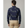 Back view navy blue shirt