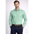 Front view green checkered shirt