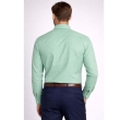 Back view green casual shirt