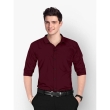 Front view maroon shirt