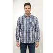 Front view checkered casual shirt