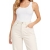 BDS Beige Straight Fit Jeans For Women