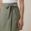 Solid Wrap Skirt