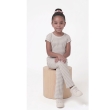Kids casual striped ribbed cotton t shirt and flare pant set