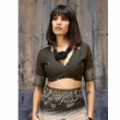 Matching blouse piece saree