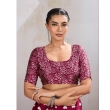 Fashionable Ajrakh Saree