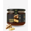 Front view of EKARIS Organic Ginger Honey jar