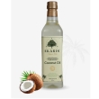 Front view of EKARIS 500ml coconut oil bottle