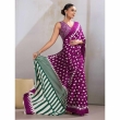 Ajrakh saree side