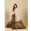 Full Length Beige Brown Saree