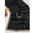 Black Saree with Blouse Piece