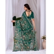 Stylish Green Georgette Saree