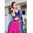 Pink Lehenga Blouse Design