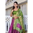 Wine Zari Work Lehenga Choli