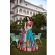 Firozi Designer Lehenga Choli