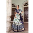 Navy Blue Designer Lehenga Choli