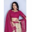 Pink Lehenga Blouse Design