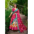 White patola print lehenga choli