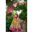 Yellow patola print lehenga choli