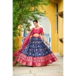 Traditional blue ethnic lehenga