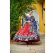 Jacquard lehenga with matching dupatta