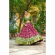 Women's jacquard lehenga choli