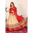 Stylish red lehenga choli with traditional ethnic design