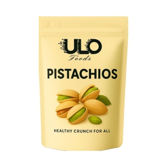 ULO FOODS Pistachios 100g premium quality pistachio nuts rich in protein fiber and essential nutrients