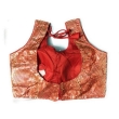 Pure silk blouse back view