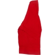 Red round neck blouse for women side profile
