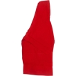 Red round neck blouse for women side view