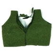 Green Shilpanjali V neck blouse for women back view