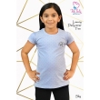 Girls soft sky everyday T shirt front view