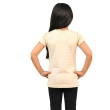 Girls soft fawn everyday T shirt back view