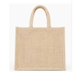 handmade jute bag lace detailing close up