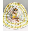 laddu gopal bandhani dress front view multicolor